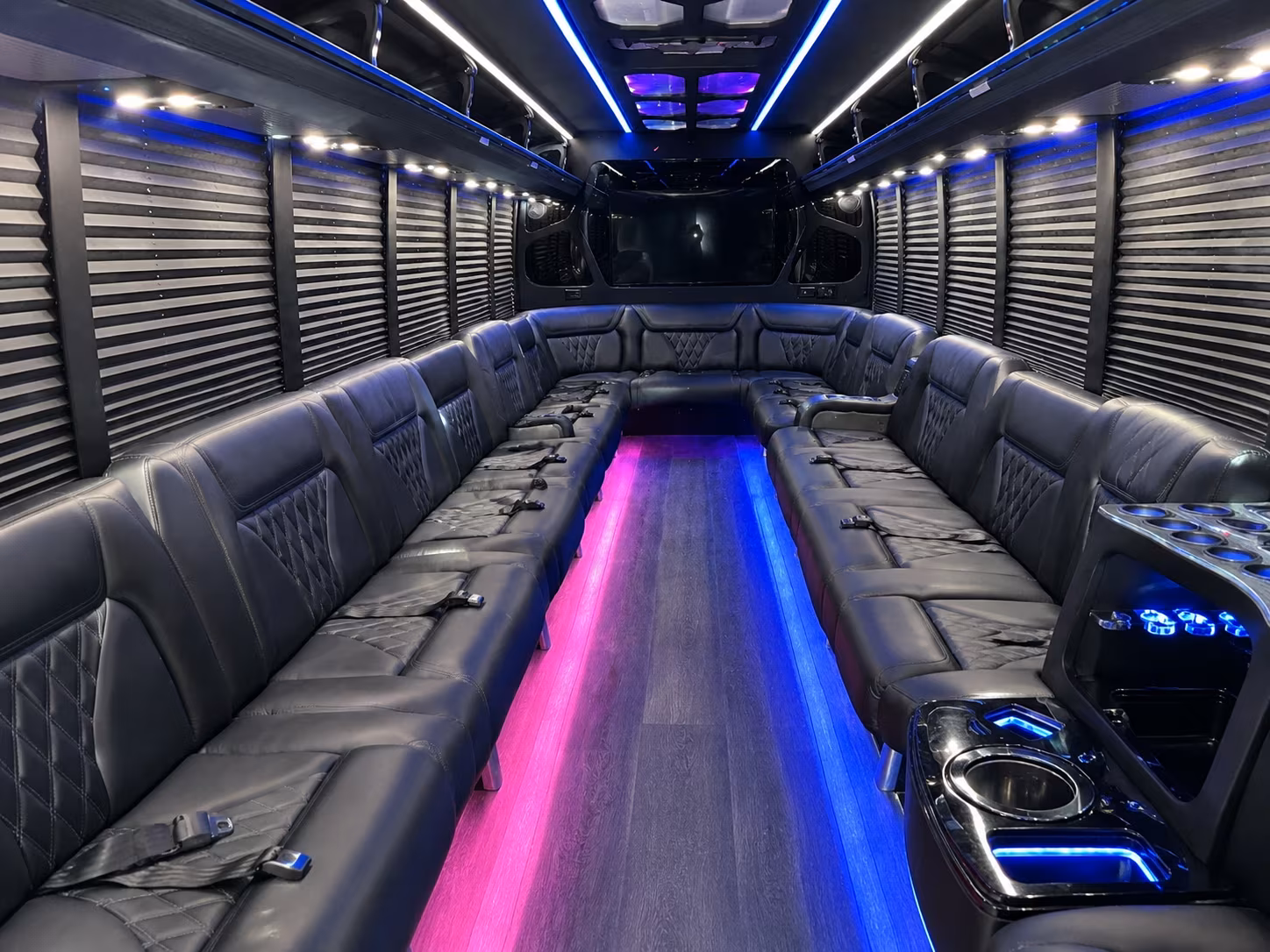 bachelorette and bachelor party buses across henderson and the strip