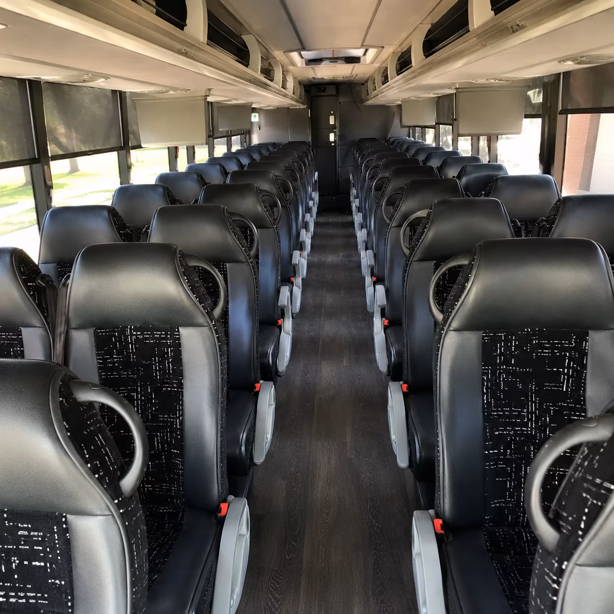 henderson charter bus rental interior